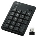 エレコム USB テンキー ワイヤレス 静音 抗菌 Windows/Chrome OS/macOS対応 ブラック TK-TDM022SKBK(2)