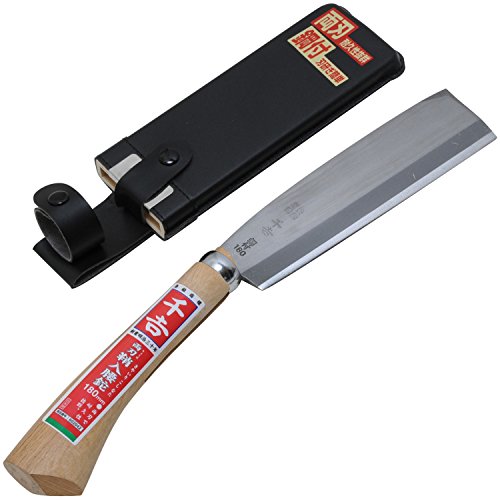 千吉 鞘入腰鉈 双刃(両刃) 全長380mm(刃部180mm) 日本製