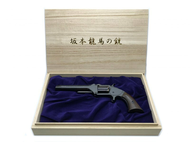 NEWMGC福岡店のモデルガン マルシン 坂本龍馬の銃 桐箱入りラグジュアリーモデル ディープブラックABS 完成品｜アングル3