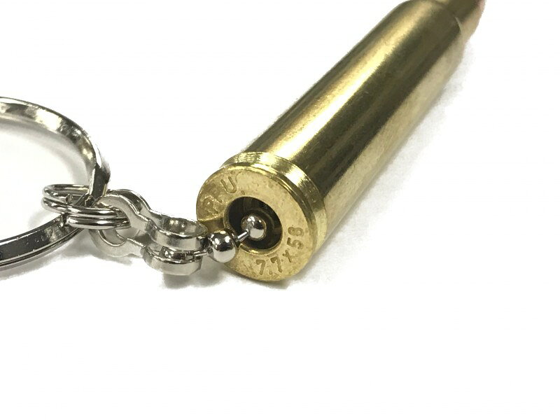 NEWMGC福岡店のダミーカートリッジキーホルダー 7.7JAP(九九式実包)｜アングル2