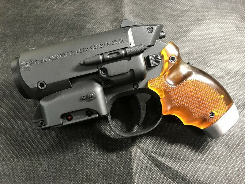 ガスガン エルフィンナイツプロジェクト 高木型 十九年乙式 爆散拳銃 (40mmモスカートグレネードランチャー)のサムネイル