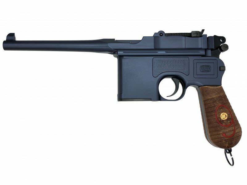 モデルガン A!CTION モーゼルC96 Mauser C96 Red9 ダミーカートリッジモデル ブルースチール