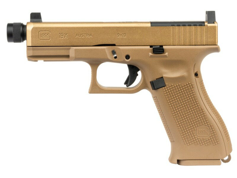 ガスガン BATON GLOCK G19X MOS CO2ガスブローバック