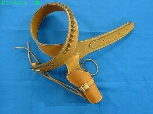 イーストA ウエスタン・ガンベルト 茶 Mサイズ