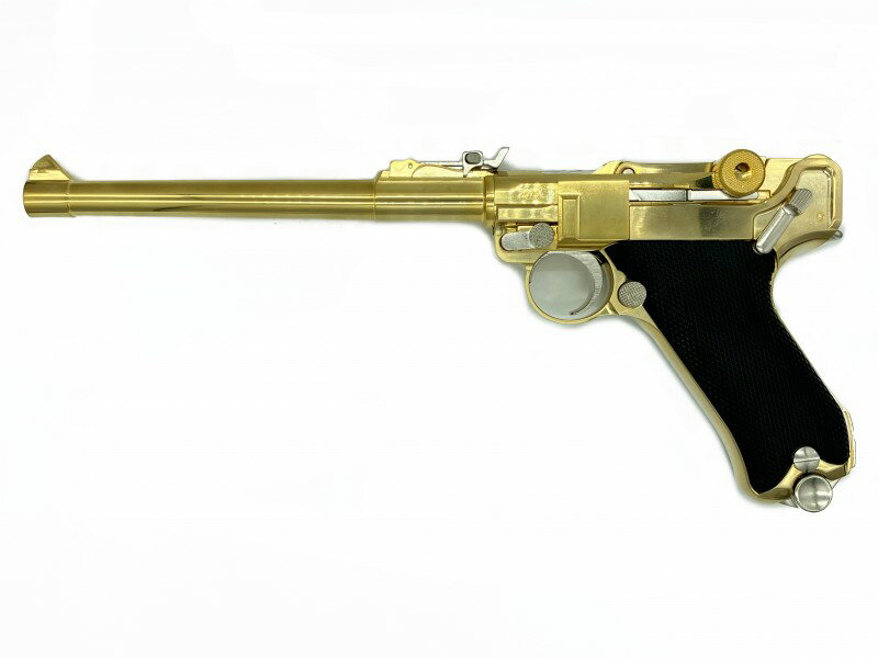 モデルガン マルシン ルガーP08 8インチ LANGE LAUF 金属モデル プラグリップ装備