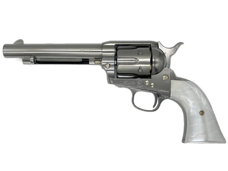 ガスガン マルシン コルト SAA .45 1st Gen. Late アーティラリー Xカートリッジ パール調プラグリップ..
