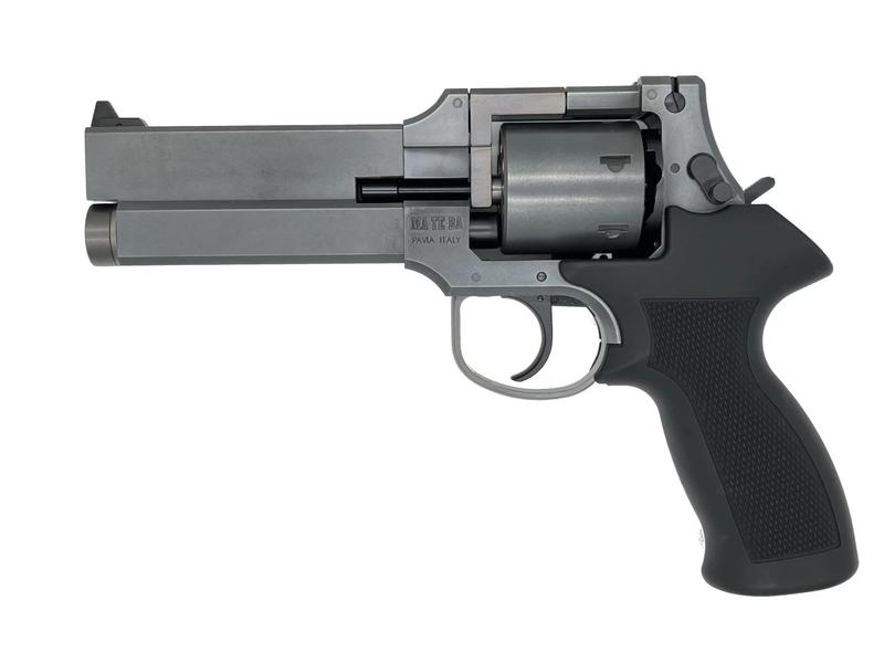 ガスガン マルシン MATEBA マテバ・リボルバー 5インチ ブラックラバーコートプラグリップ仕様 エクセレントHW 2025年生産モデル