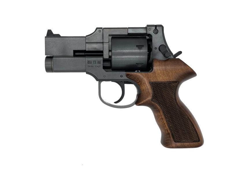ガスガン マルシン MATEBA マテバ・リボルバー 3インチ 木製ショートグリップ仕様 エクセレントHW 2025年生産モデル