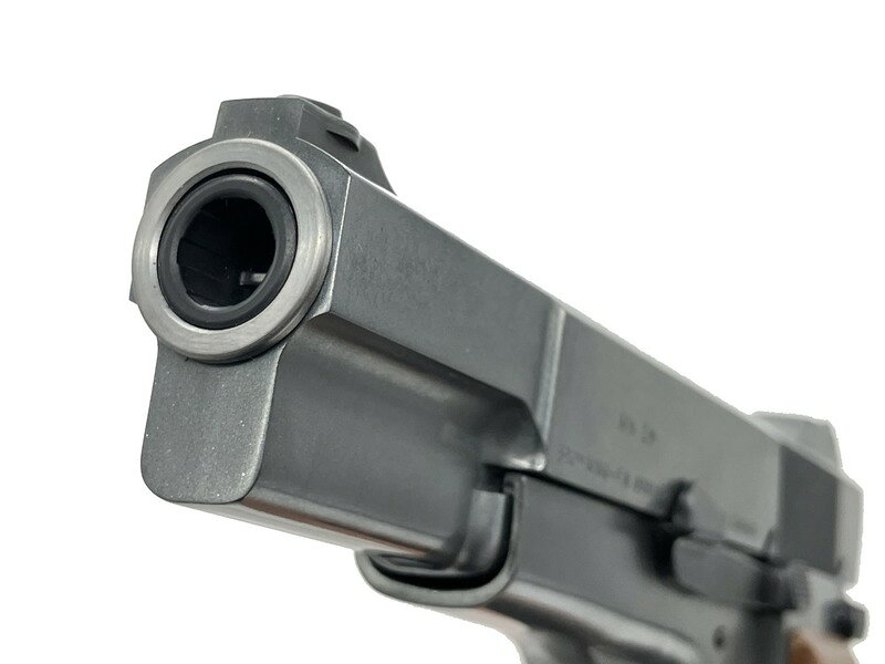 NEWMGC福岡店のモデルガン マルシン ブローニング ハイパワー カナディアン X-PFC エクセレントHW 木製グリップ付き 完成品 2026年生産モデル｜アングル3