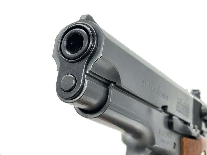 NEWMGC福岡店のモデルガン 完成品 マルシン S&W M39 木製グリップ エクセレント HW 2026年生産モデル｜アングル3