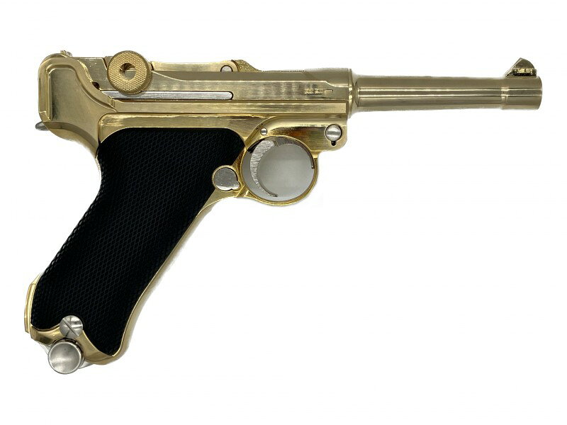 NEWMGC福岡店のモデルガン マルシン ルガーP08 4インチ PARABELLUM 金属モデル プラグリップ装備｜アングル2