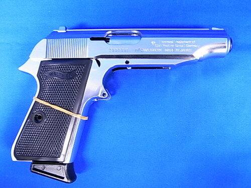 モデルガン組立キット マルシン ワルサーPP シルバー ABS 2022年生産モデル