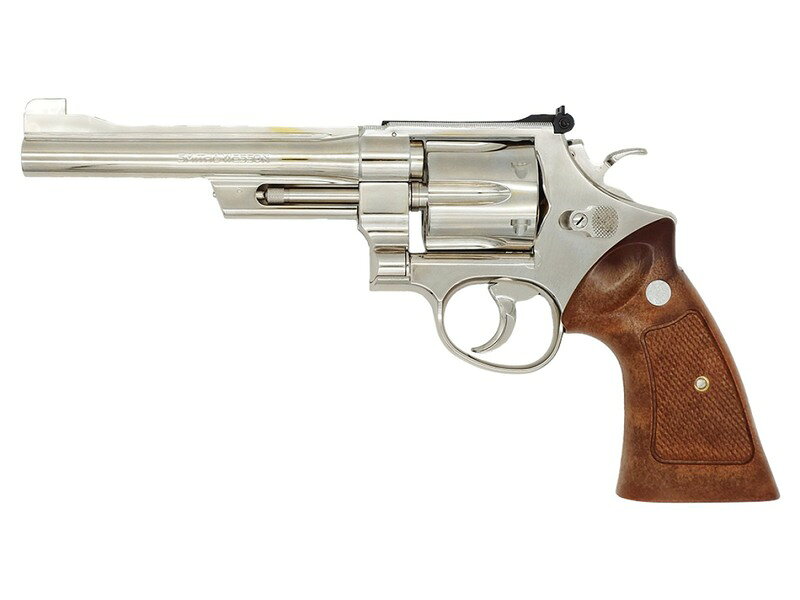 モデルガン タナカ S&W M27 .357マグナム 6インチ ニッケルフィニッシュ