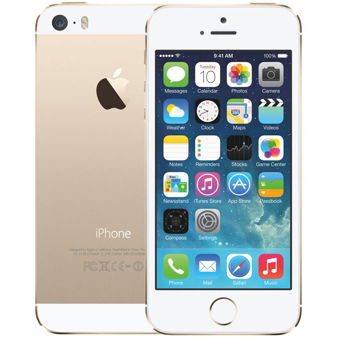 アップル iPhone 5s SIMフリー モデル 32GB ゴールド 修理完了品