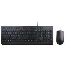 【最大5000円OFF クーポン お買い物マラソン】 Lenovo エッセンシャル USBキーボード & マウス - 日本語 4X30L79905 レノボ