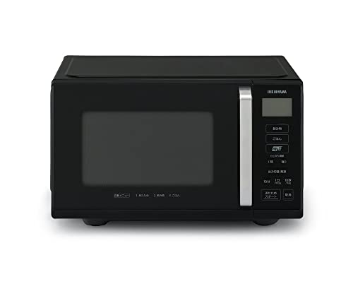 Rakuten - アイリスオーヤマ 電子レンジ 22L フラットテーブル ヘルツフリー 900W 全国対応 シンプル操作 ブラック IMB-F2202-B