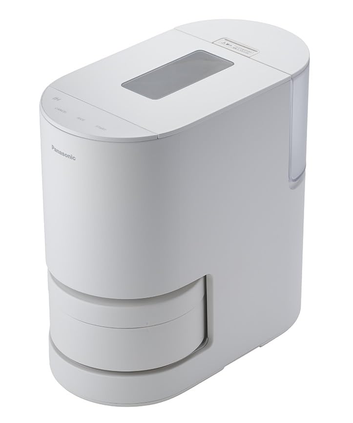 パナソニック 炊飯器 2合 IH 無洗米 全自動 スマホ連携 遠隔炊飯 ホワイト SR-AX1-Wのサムネイル