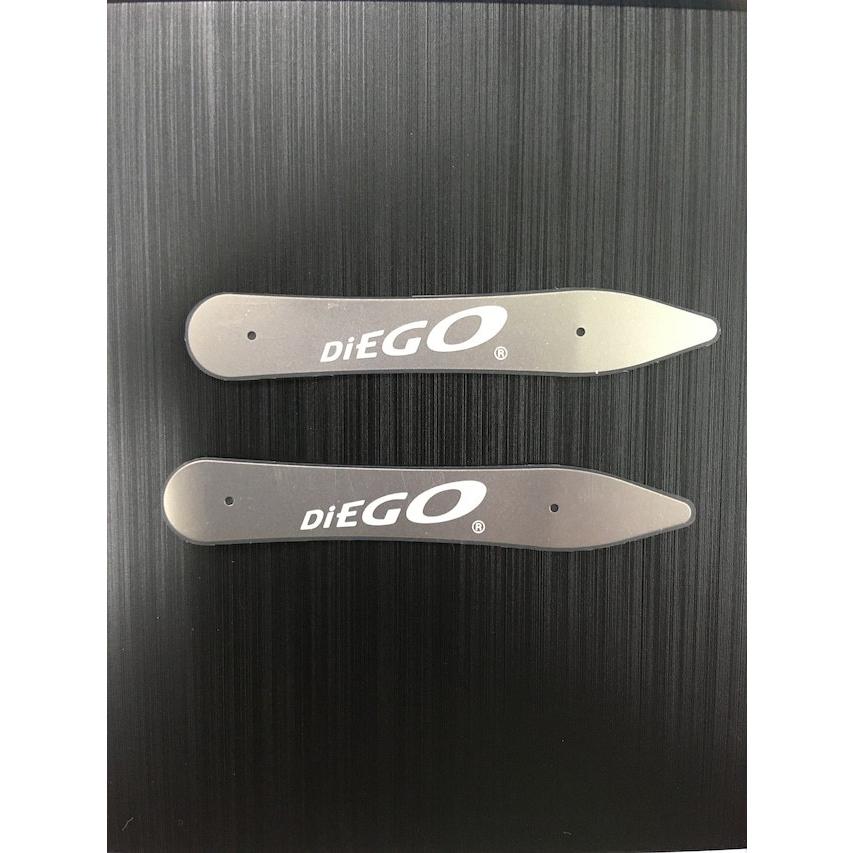 【2枚セット】DiEGO プレミアムカラーキーパー【ビジネスライン】 ロゴ ホワイト グレー 襟芯 カラーステイ カラーボーン 日本製