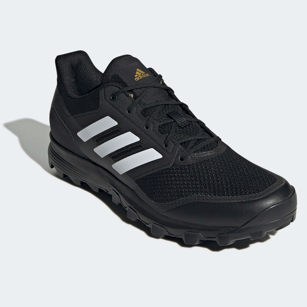 アディダス フレックス クラウド2.1 シューズ ブラック（ADIDAS FLEXCLOUD2.1SHOES BLACK） 22-1337 フィールドホッケー シューズ ビッ..