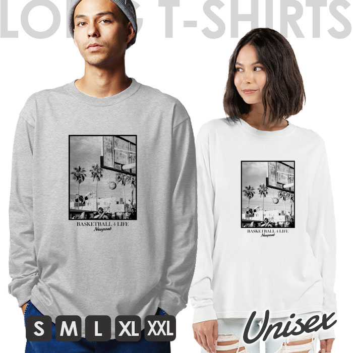 楽天NEW PORT CLUBロングTシャツ 長袖Tシャツ ロンT メンズ プリントtシャツ アメカジ ストリート サーフ 西海岸 フォトt フォトT フォトプリント メンズtシャツ 厚手 プリント セール 送料無料 半袖 ティーシャツ