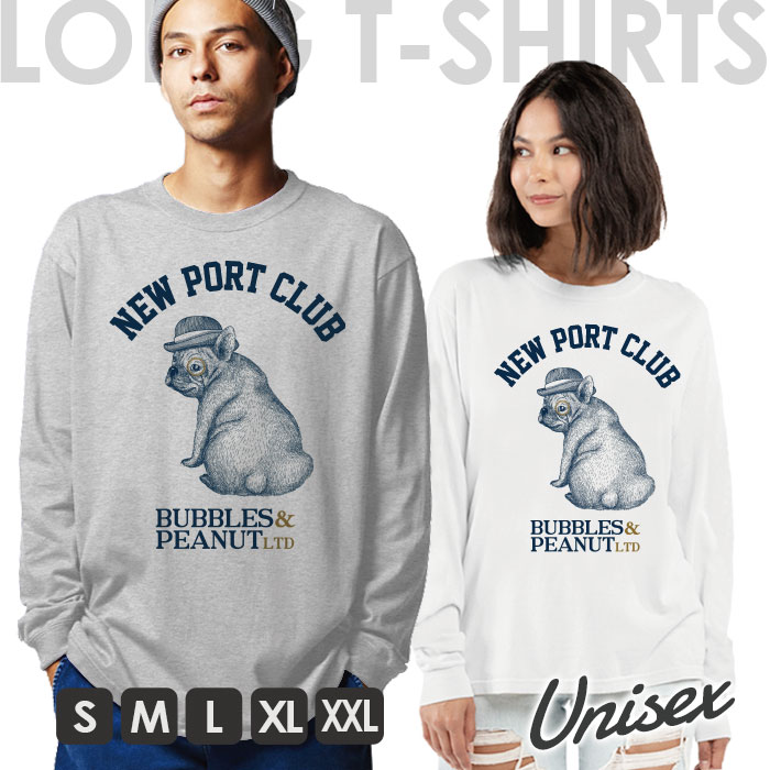 楽天NEW PORT CLUBロングTシャツ 長袖Tシャツ ロンT メンズ プリントtシャツ アメカジ ストリート サーフ 西海岸 フォトt フォトT フォトプリント メンズtシャツ 厚手 プリント セール 送料無料 半袖 ティーシャツ