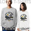 ロングTシャツ 長袖Tシャツ ロンT メンズ プリントtシャツ アメカジ ストリート サーフ 西海岸 フォトt フォトT フォトプリント メンズtシャツ 厚手 ...