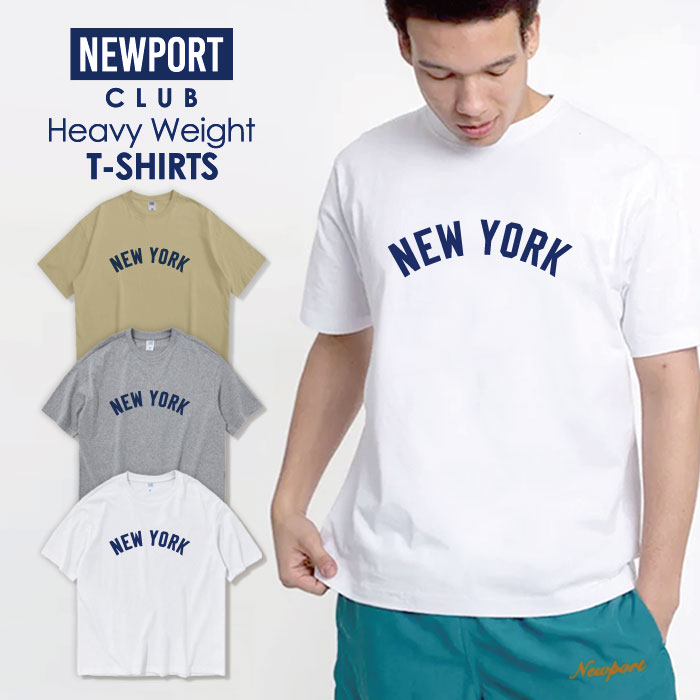 楽天NEW PORT CLUBTシャツ メンズ プリントtシャツ アメカジ ストリート サーフ surf ロゴ カジュアル シンプル ニューヨーク メンズtシャツ プリント セール 送料無料 半袖 ティーシャツ XXL XXXL