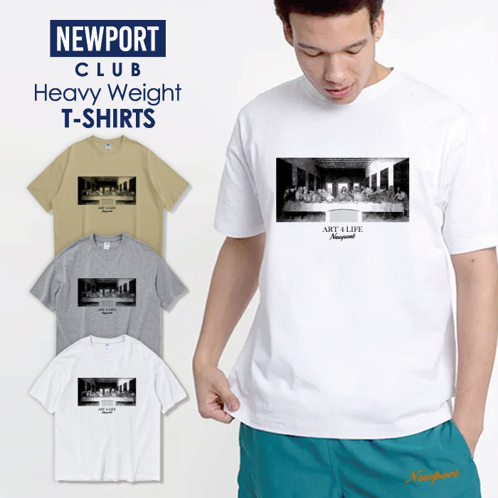楽天NEW PORT CLUBTシャツ メンズ プリントtシャツ アメカジ ストリート サーフ 西海岸 ART ヒップホップ プリント ヘビー メンズtシャツ プリント セール 送料無料 半袖 ティーシャツ XXL XXXL