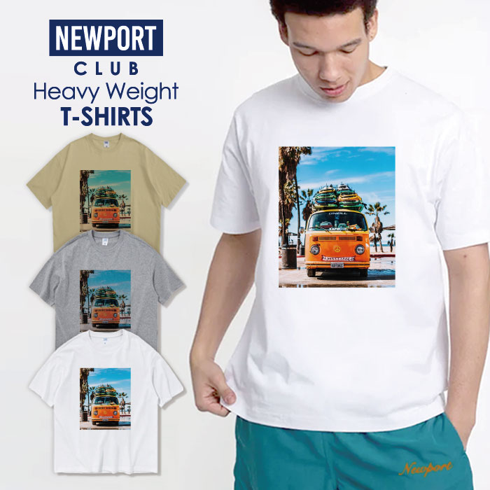 楽天NEW PORT CLUBTシャツ メンズ プリントtシャツ アメカジ ストリート サーフ 西海岸 ハワイ ハワイアン ビーチ サマー カリフォルニア メンズtシャツ プリント セール 送料無料 半袖 ティーシャツ XXL XXXL