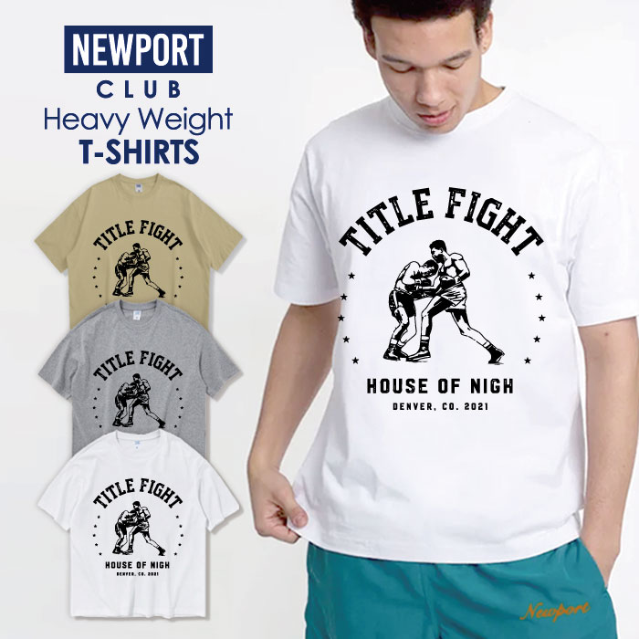 楽天NEW PORT CLUBTシャツ メンズ プリントtシャツ アメカジ ストリート サーフ 西海岸 HIPHOP ヒップホップ 格闘技 ボクシング 部活 メンズtシャツ プリント セール 送料無料 半袖 ティーシャツ XXL XXXL