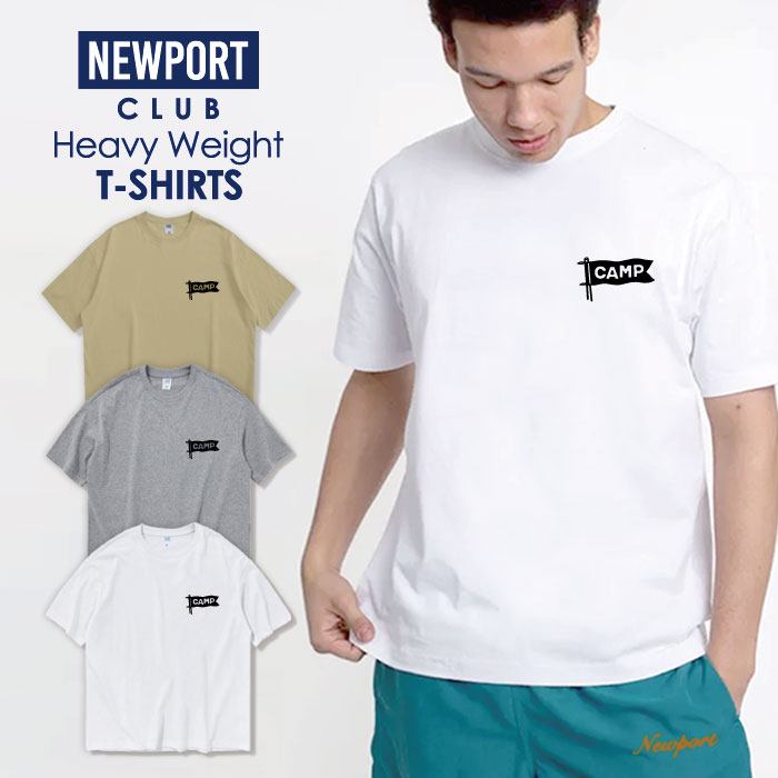 楽天NEW PORT CLUBTシャツ メンズ プリントtシャツ アメカジ ストリート サーフ 西海岸 キャンプ CAMPING 夏 旗 山 ワンポイント メンズtシャツ プリント セール 送料無料 半袖 ティーシャツ XXL XXXL