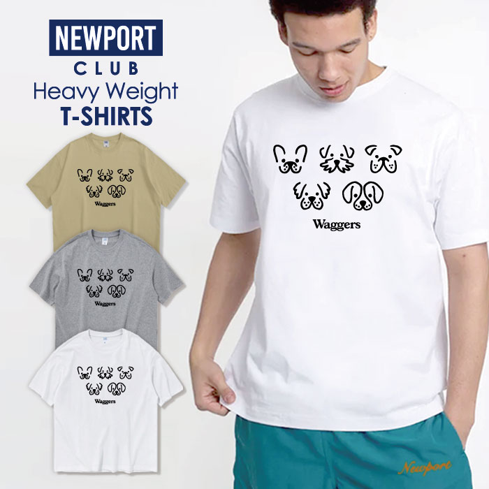 楽天NEW PORT CLUBTシャツ メンズ プリントtシャツ アメカジ ストリート サーフ 西海岸 アニマル シンプル かわいい 犬 ペット メンズtシャツ プリント セール 送料無料 半袖 ティーシャツ XXL XXXL