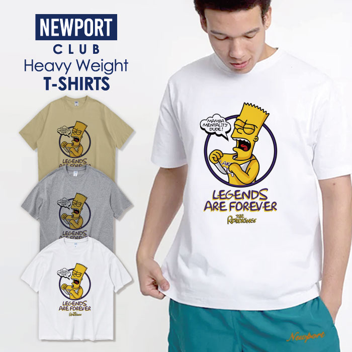 楽天NEW PORT CLUBTシャツ メンズ プリントtシャツ アメカジ ストリート サーフ 西海岸 HIPHOP ヒップホップ パロディ シンプル おもしろ ヘビー メンズtシャツ プリント セール 送料無料 半袖 ティーシャツ XXL XXXL