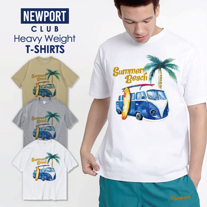 楽天NEW PORT CLUBTシャツ メンズ プリントtシャツ アメカジ ストリート サーフ 西海岸 HIPHOP ヒップホップ ダンス プチプラ ヘビー メンズtシャツ プリント セール 送料無料 半袖 ティーシャツ XXL XXXL