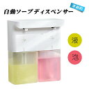 ソープディスペンサー 泡 液体 自動 ダブルヘッド 600ml ハンドソープ 食器洗剤 手洗い 自動ソープディスペンサー IPX4防水 キッチン対応