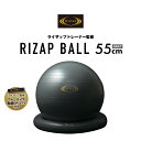 バランスボール 【送料無料】RIZAP ライザップ トレーナー監修 トレーニングボール 55cm 体幹 トレーニング 健康 RZ22004 【AP】