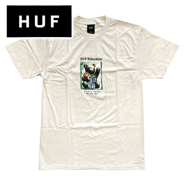 Rakuten - 【送料無料】【楽ギフ_包装】【メンズ Tシャツ・ブリーチ】HUFハフ【GIFT BEAR S/S TEE】【TS02561】【M L XL】”ハフギフトベアTシャツ”