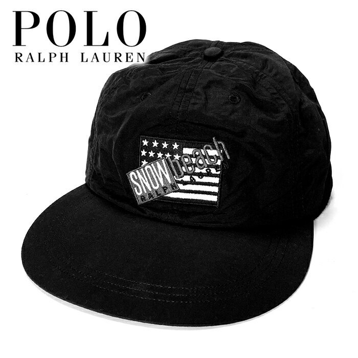 【送料無料】【楽ギフ_包装】【メンズ キャップ・ブラック】Polo Ralph Laurenポロ ラルフローレン【Polo Ralph Lauren Snow Beach Black Cap】【L】”ポロラルフローレンスノービーチブラックキャップ”