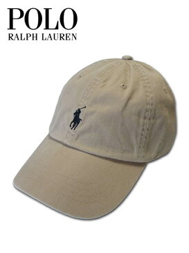 【楽天最安値に挑戦】【メンズ レディース キャップ・カーキ】Polo Ralph Laurenポロ ラルフローレン男女兼用”ラルフローレン定番ワンポイントポニー刺繍キャップ”