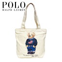 【送料無料】【あす楽対応】【楽ギフ_包装】【レディース トートバッグ ナチュラル】Polo Ralph Laurenポロ ラルフローレン”ラルフローレンポロベアキャンバストートバッグ”