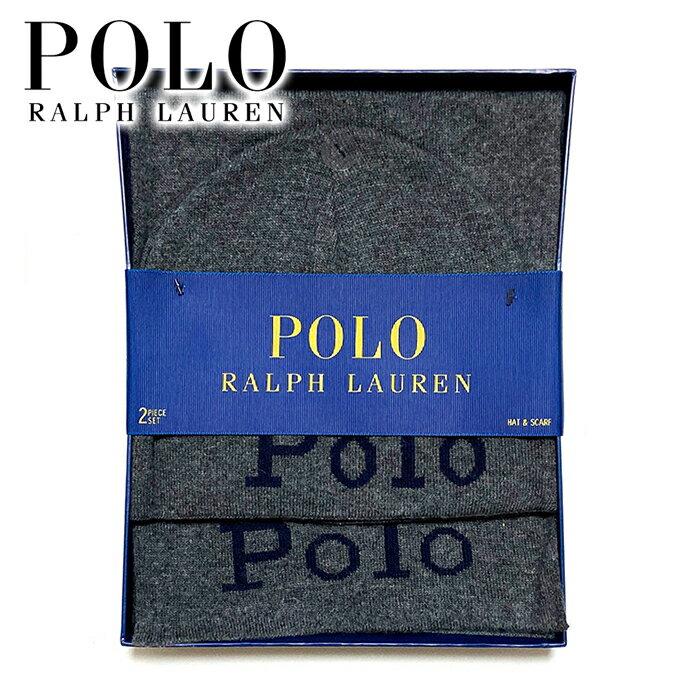 【送料無料】【楽ギフ_包装】【メンズ レディース マフラー・グレー】Polo Ralph Laurenポロ ラルフロ..