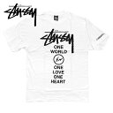 【送料無料】【楽ギフ_包装】【メンズ Tシャツ・ホワイト】StussyステューシーFragment Designフラグメントデザイン【One World One...