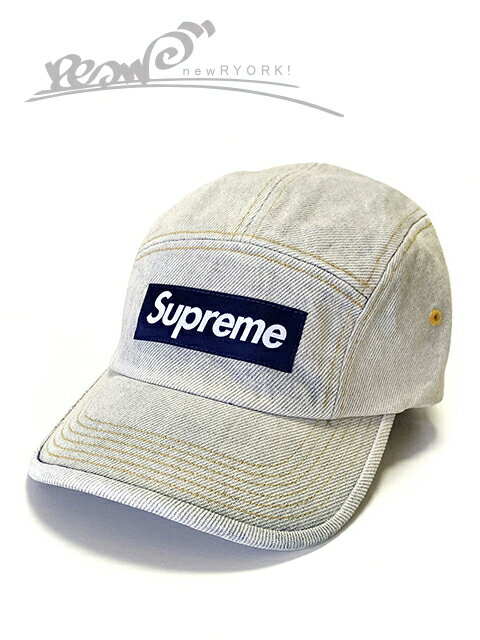 Supreme Coated Denim Camp Cap 
