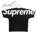 シュプリーム 【送料無料】【あす楽対応】【楽ギフ_包装】【メンズ Tシャツ・ブラック】Supremeシュプリーム【SPLIT S/S TOP】【FW23KN100】【M L XL】”シュプリームスプリットショートスリーブTシャツ”