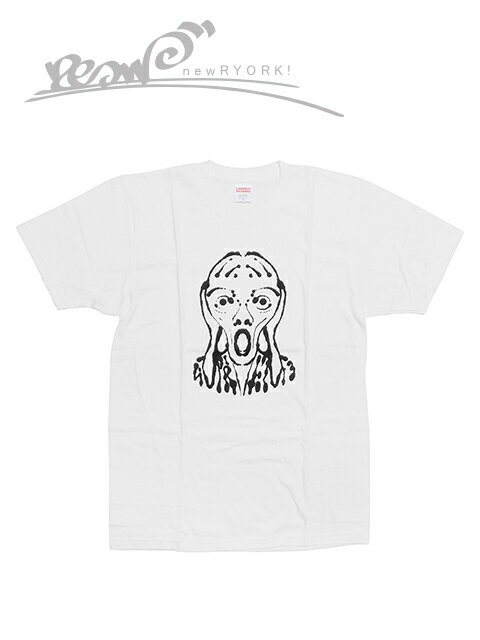 乐天商城 - 【送料無料】【楽ギフ_包装】【メンズ Tシャツ・ホワイト】Supremeシュプリーム【SCREAM TEE】【SS17T38】【M】”シュプリームスクリームTシャツ”
