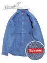 シュプリーム 【30％OFF GW Special SALE】【メンズ シャツ・デニム】Supremeシュプリーム【SMALL BOX SHIRT】【SS22S38】【L】”シュプリームスモールボックスデニムシャツ”