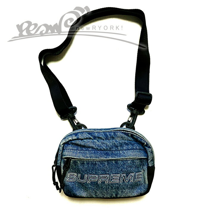 【送料無料】【楽ギフ_包装】【メンズ ショルダーバッグ・ウォッシュドインディゴ】Supremeシュプリー..