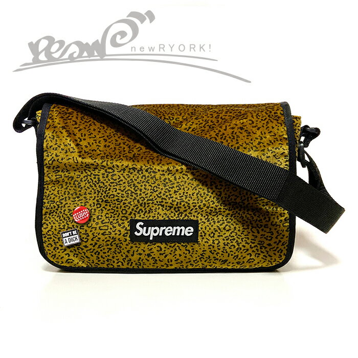【送料無料】【楽ギフ_包装】【メンズ メッセンジャーバッグ・タンレオパード】Supremeシュプリーム【V..