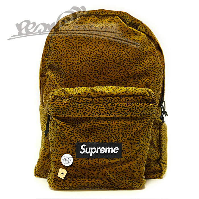 【送料無料】【楽ギフ_包装】【メンズ バックパック・タンレオパード】Supremeシュプリーム【Velvet Ba..