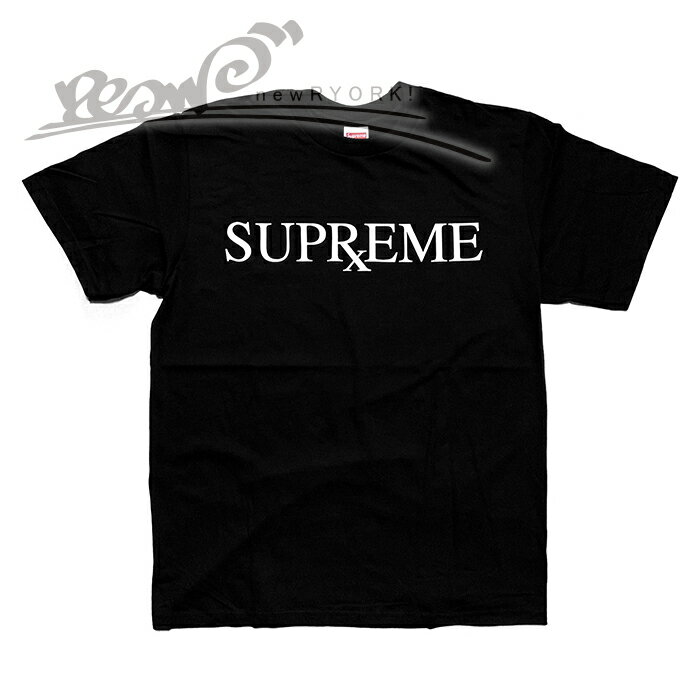 乐天商城 - 【送料無料】【楽ギフ_包装】【メンズ Tシャツ・ブラック】Supremeシュプリーム【RX Tee】【FW25T66】【M L XL XXL】”シュプリームRXTシャツ”